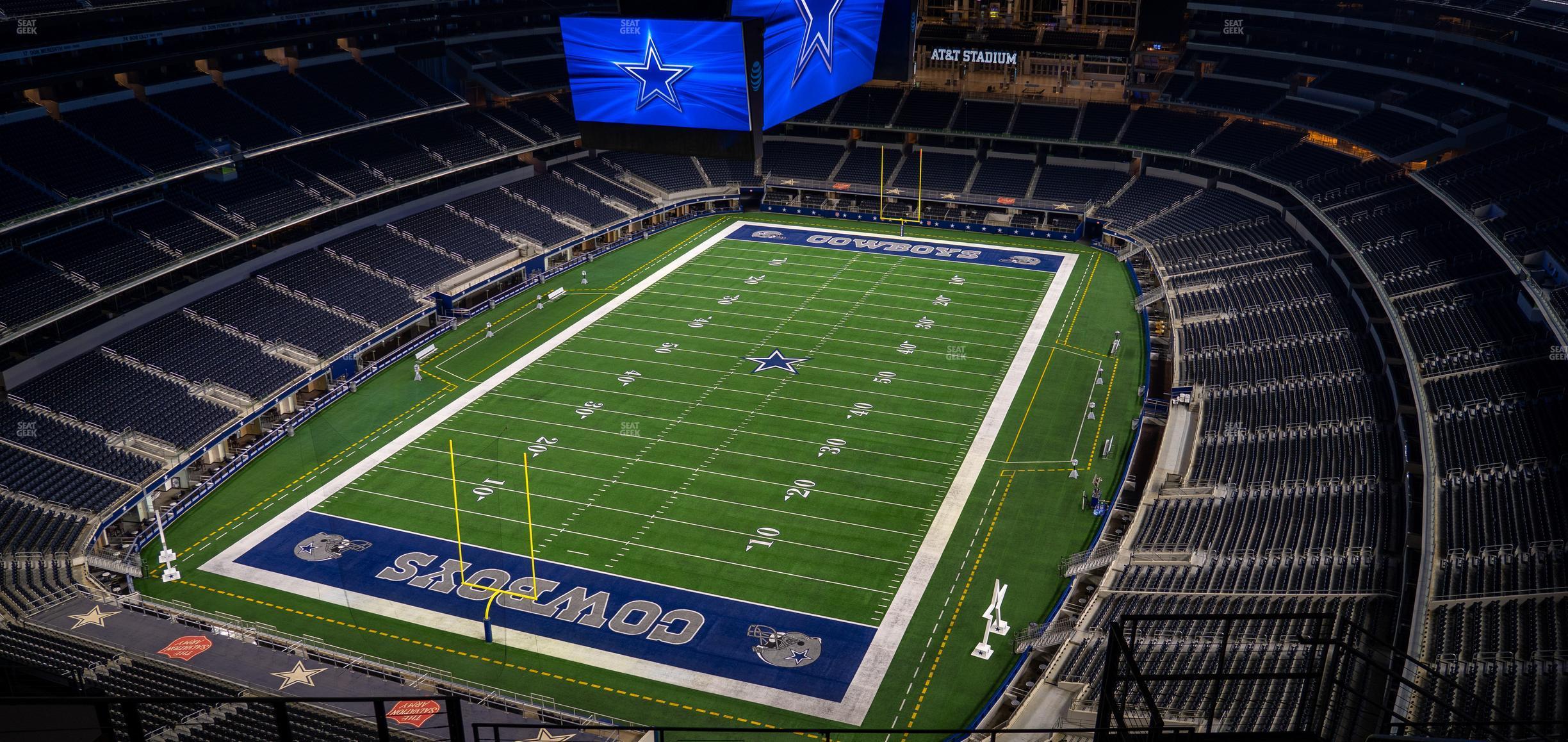 Seating view for AT&T Stadium Section 454