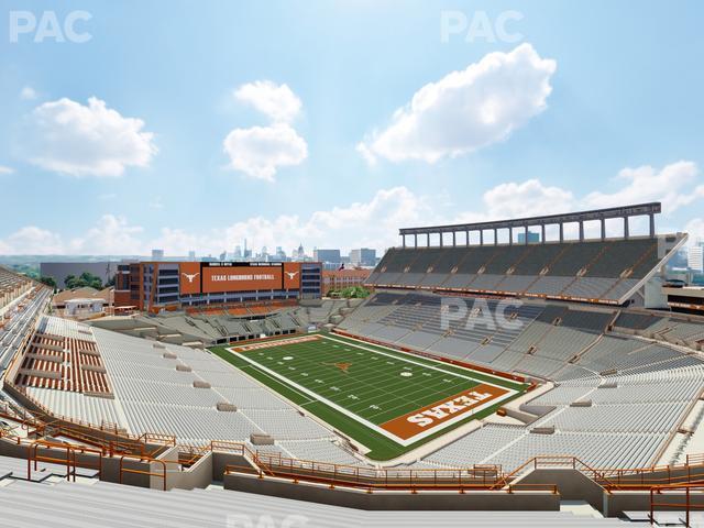 Seating view for Darrell K Royal - Texas Memorial Stadium Section 121