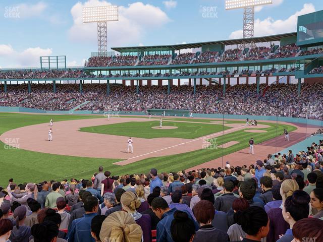 Seating view for Fenway Park Section Loge Box 160