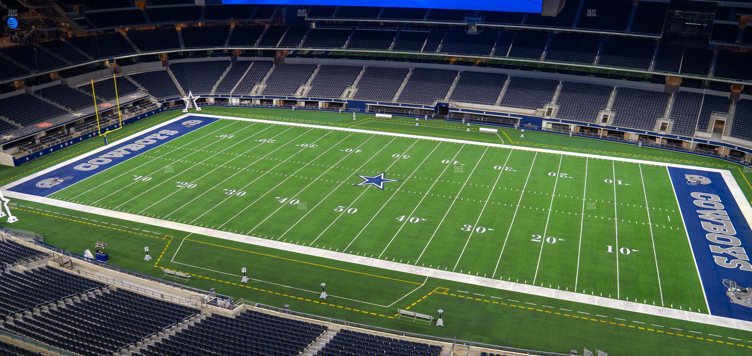 Seating view for AT&T Stadium Section Star Suite 663