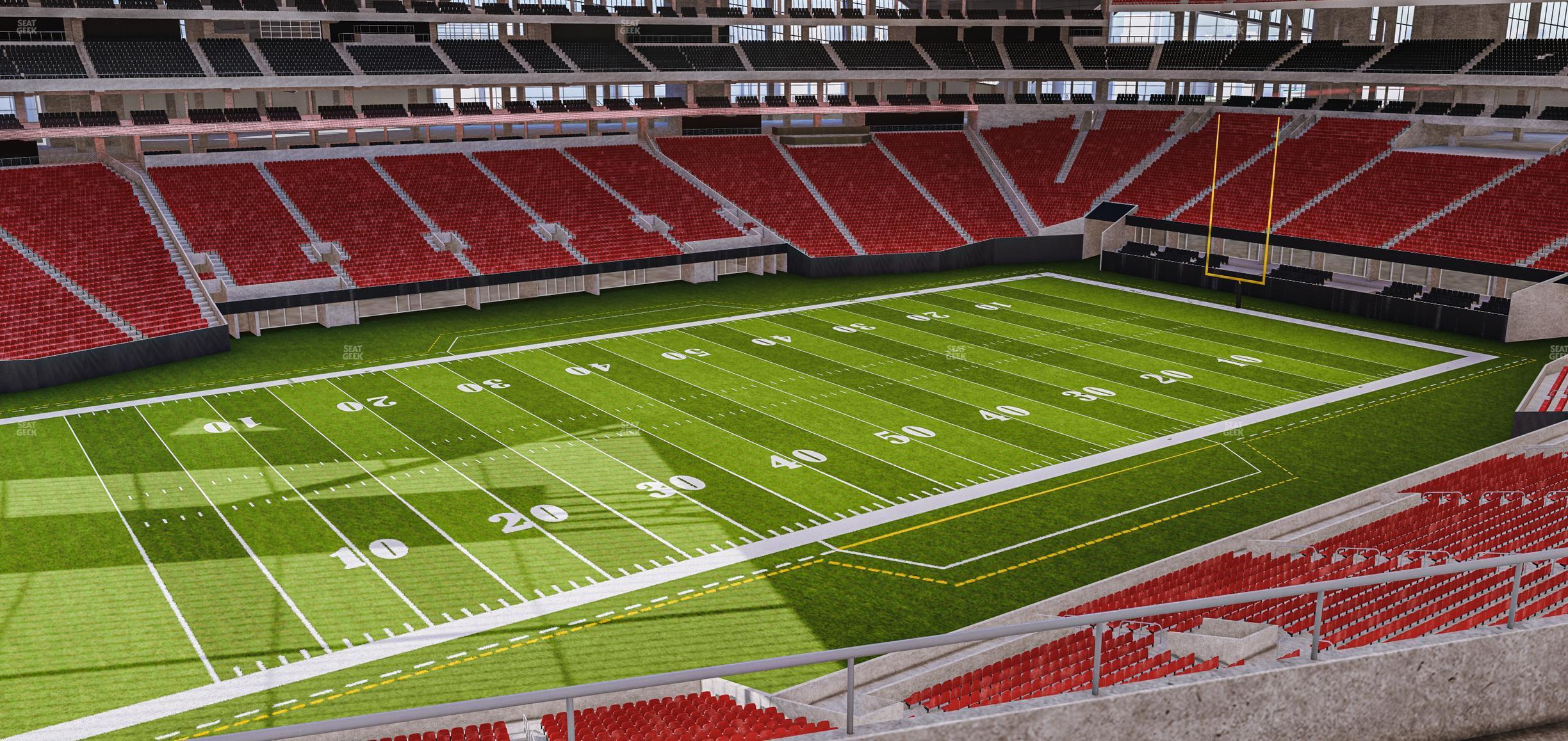 Seating view for Mercedes-Benz Stadium Section 242