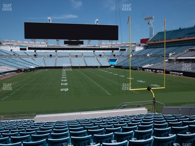 Seating view for EverBank Stadium Section 149