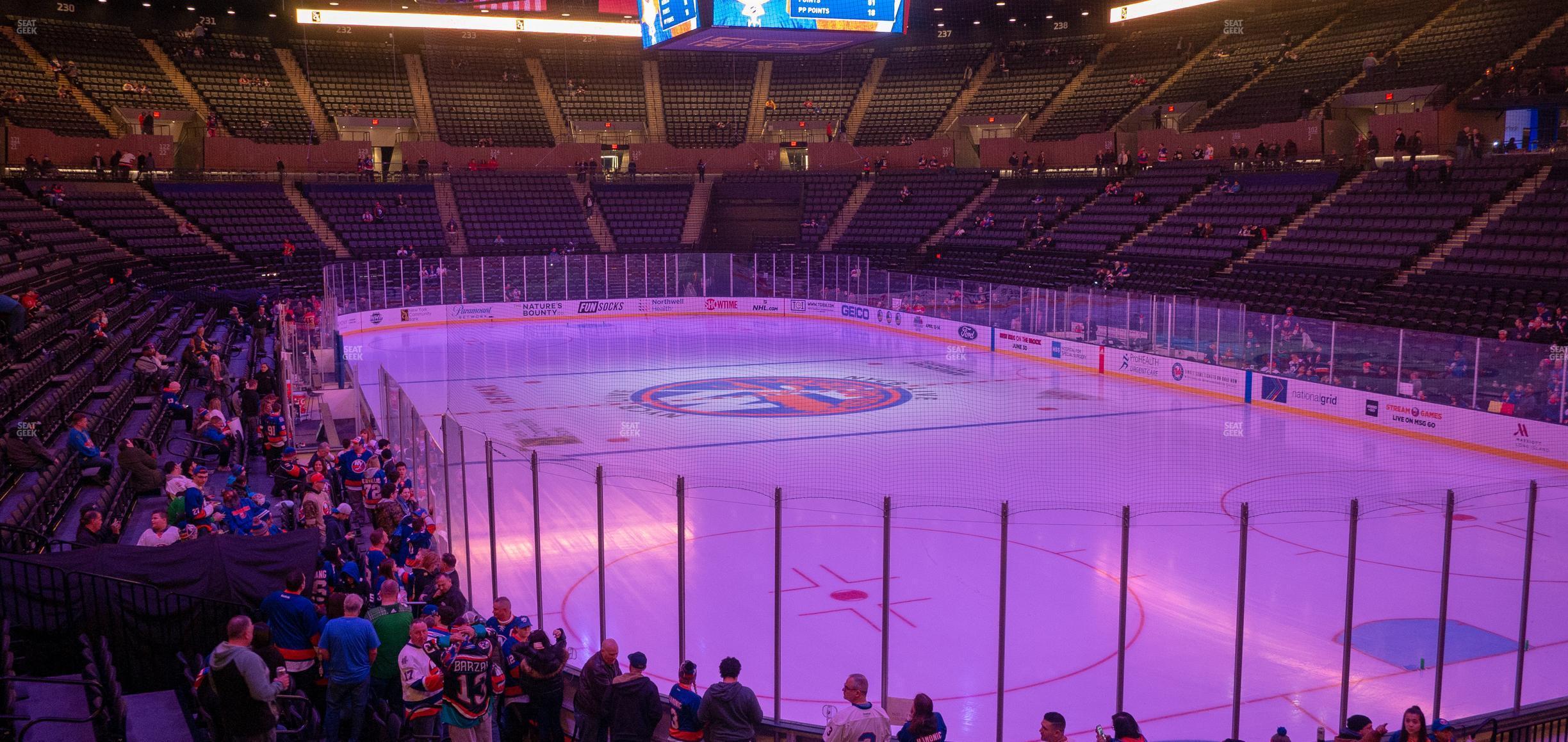 Seating view for Nassau Coliseum Section 112