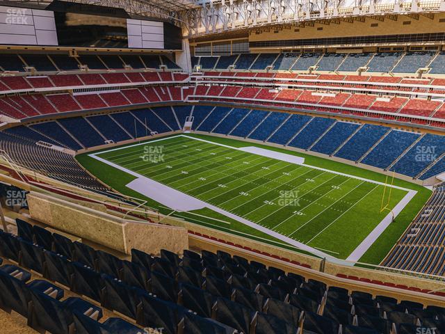 Seating view for NRG Stadium Section 629