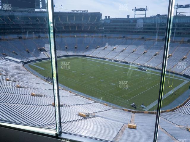 Seating view for Lambeau Field Section 694