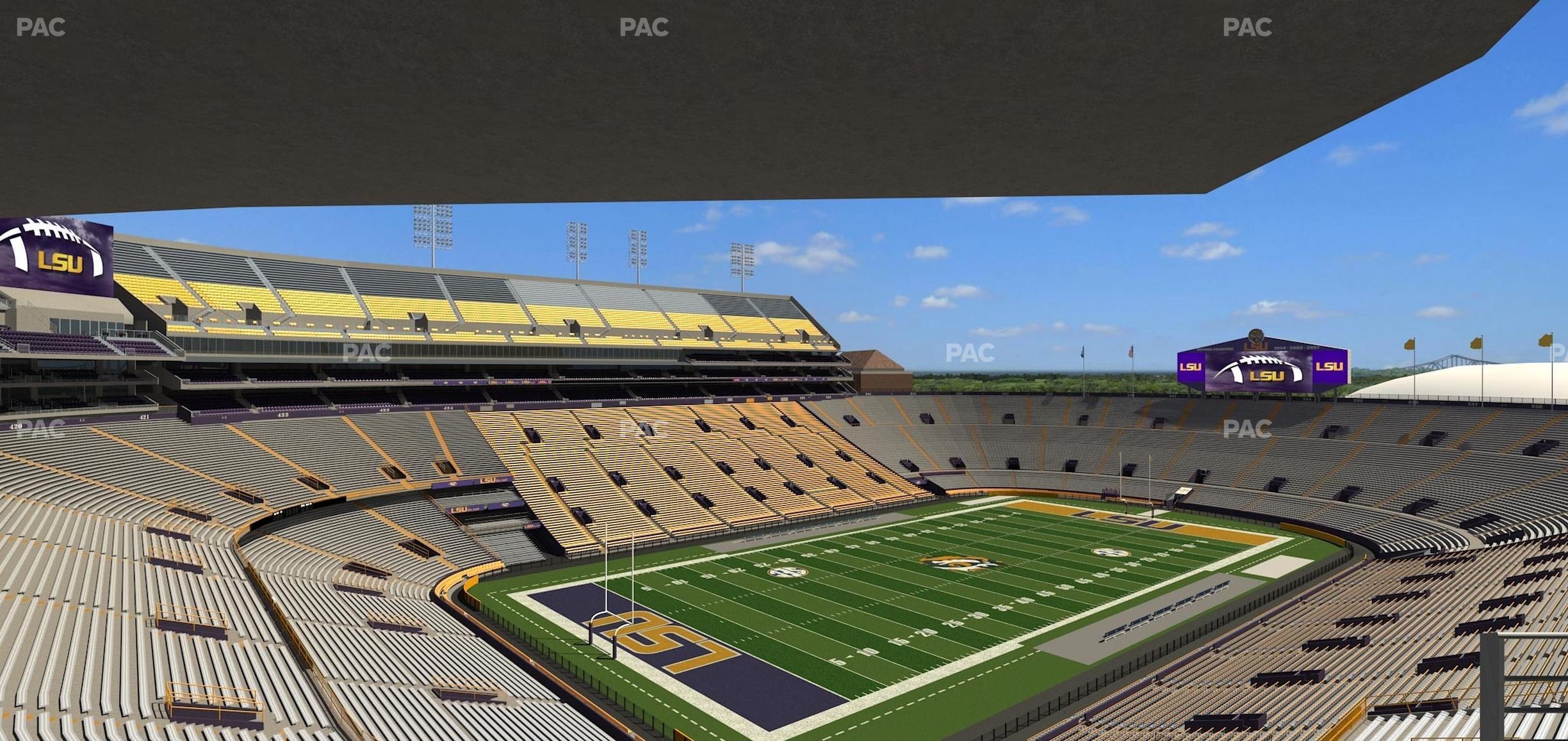 Seating view for Tiger Stadium Section Suite 236