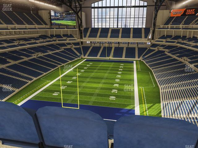 Seating view for Lucas Oil Stadium Section 525