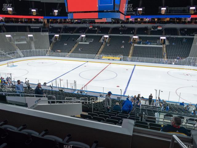 Seating view for Enterprise Center Section 102 Club