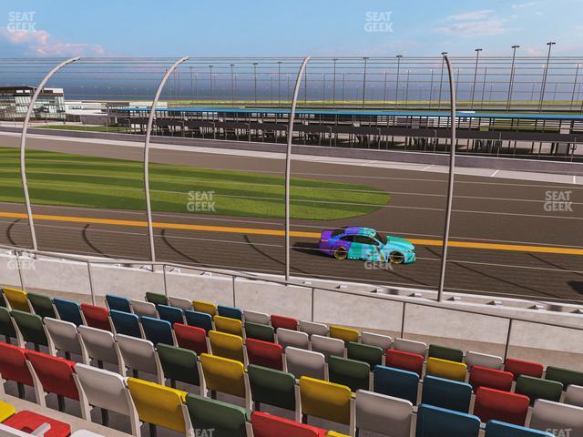 Seating view for Daytona International Speedway Section Front 160