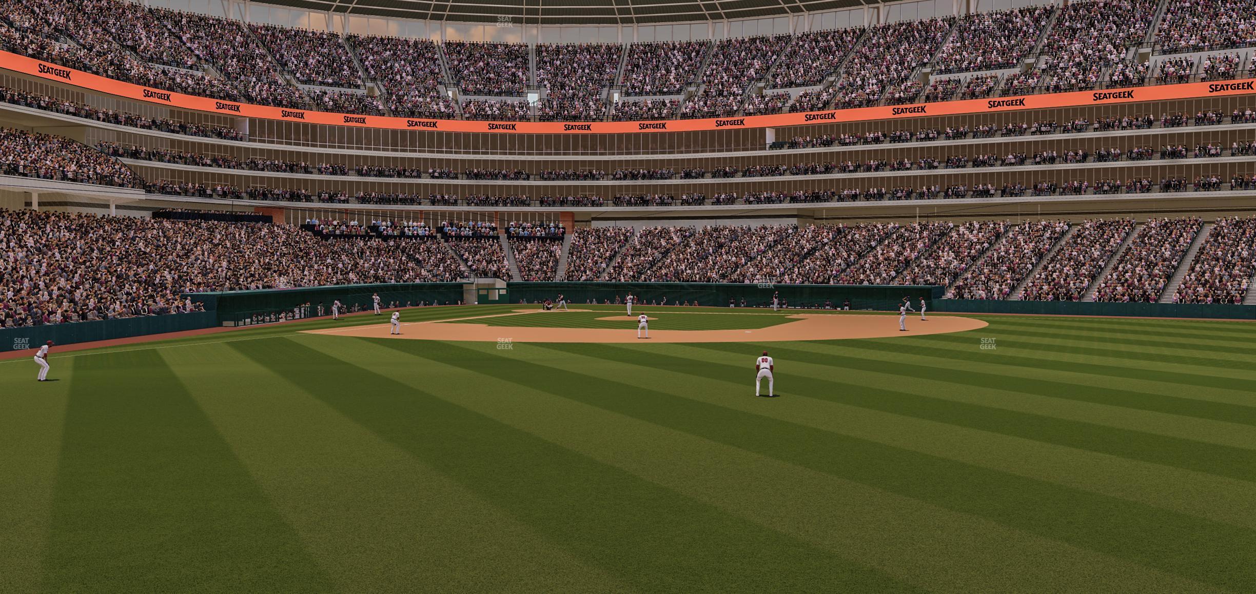 Seating view for Progressive Field Section 101 4