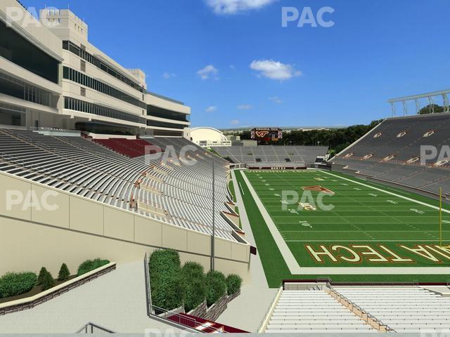 Seating view for Lane Stadium Section 408