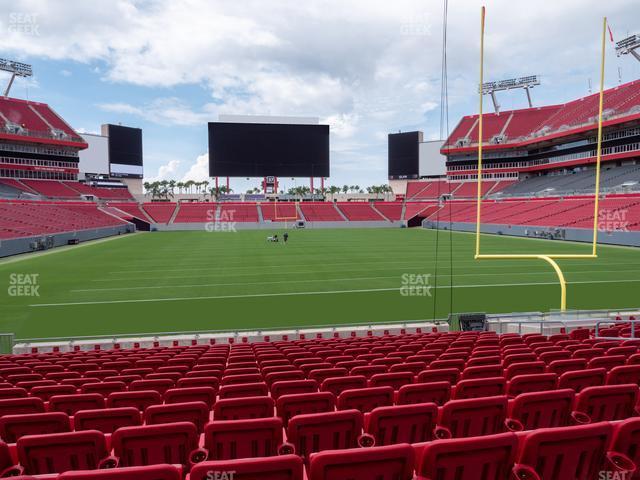 Seating view for Raymond James Stadium Section 147