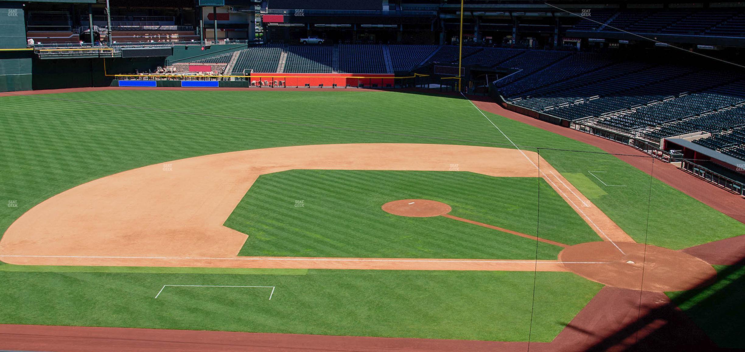 Seating view for Chase Field Section 211