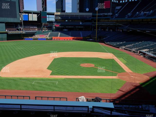 Seating view for Chase Field Section 211