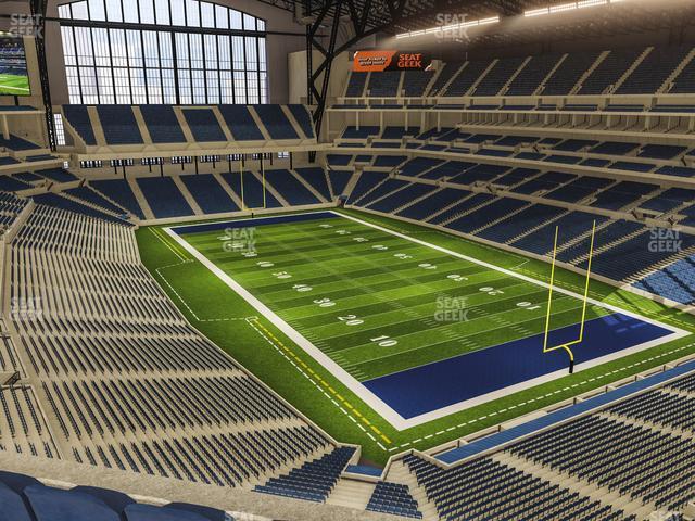 Seating view for Lucas Oil Stadium Section 531