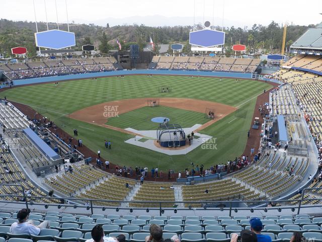 Seating view for Dodger Stadium Section 3 Rs