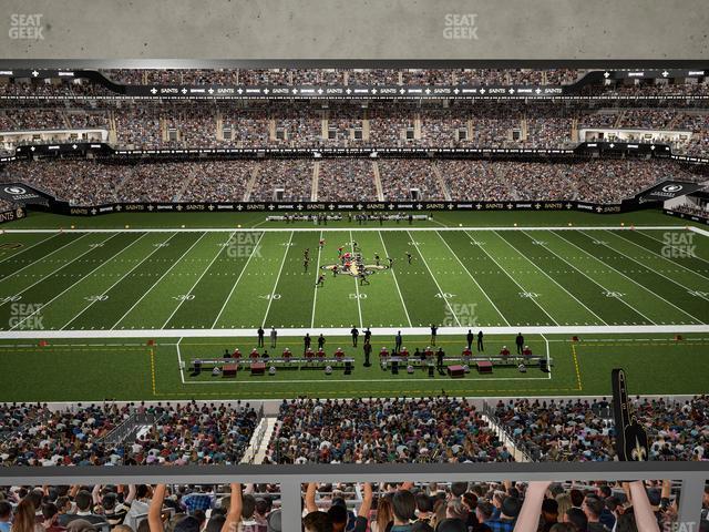 Seating view for Caesars Superdome Section Suite 325