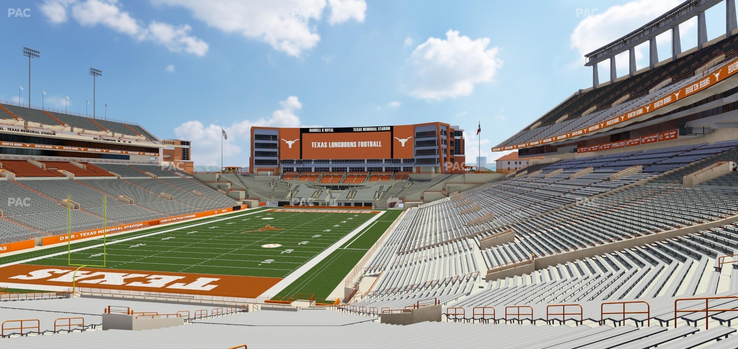 Seating view for Darrell K Royal - Texas Memorial Stadium Section 14