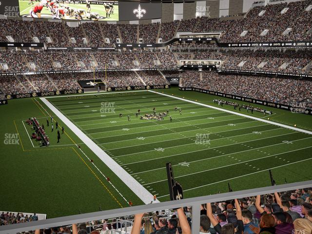 Seating view for Caesars Superdome Section Suite 307