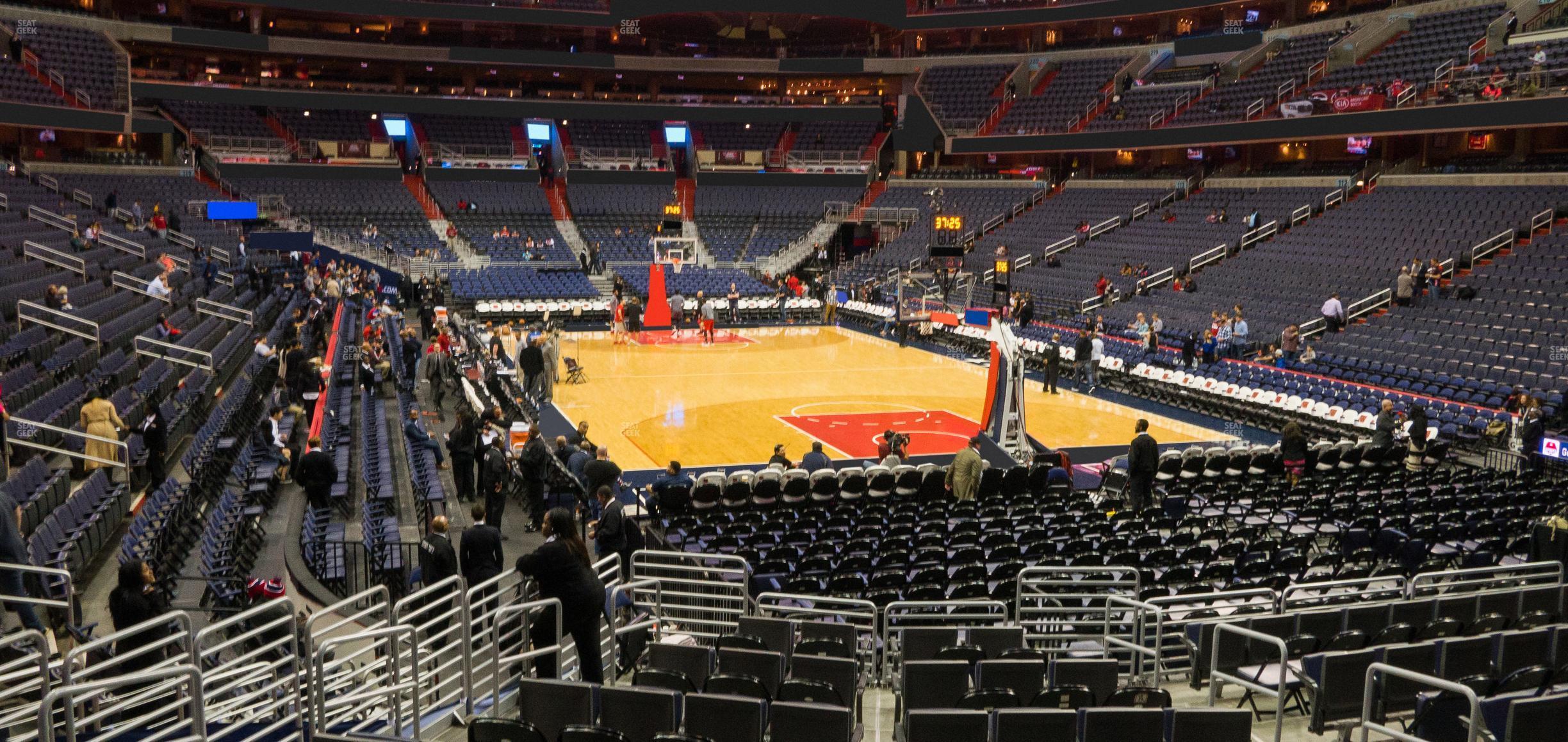 Seating view for Capital One Arena Section 104