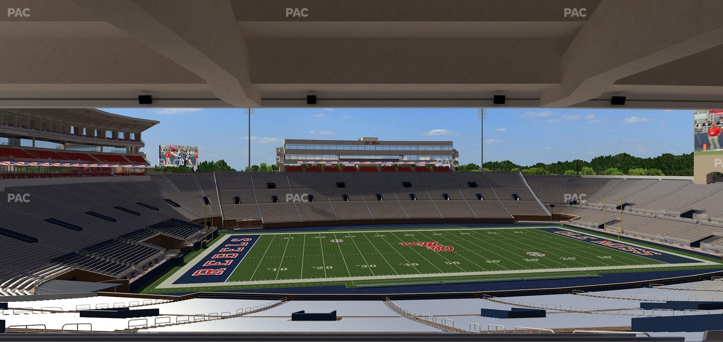 Seating view for Vaught Hemingway Stadium Section Q