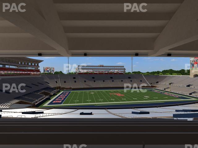 Seating view for Vaught Hemingway Stadium Section Q