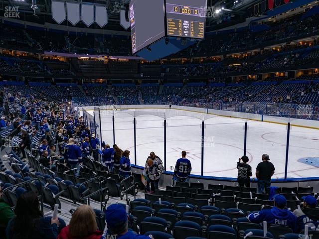 Seating view for Amalie Arena Section 126