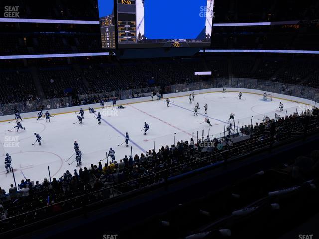 Seating view for Amalie Arena Section 218