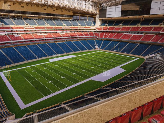 Seating view for NRG Stadium Section 539