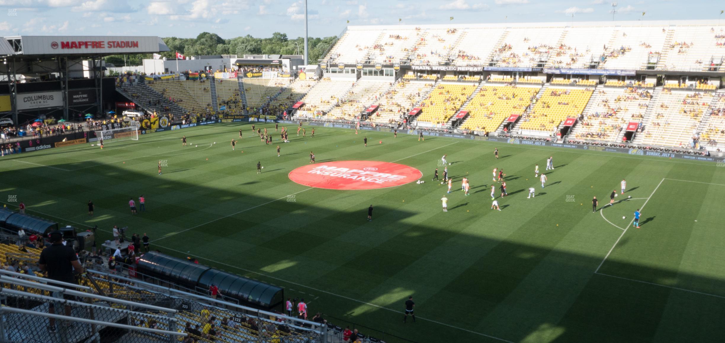 Seating view for Historic Crew Stadium Section 222