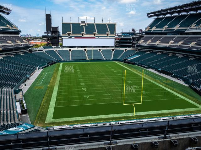 Seating view for Lincoln Financial Field Section M 10