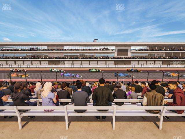 Seating view for Circuit of The Americas Section Main Grandstand Loge 22 C