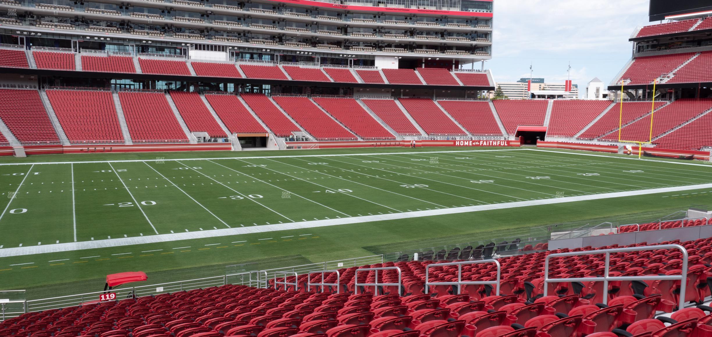 Seating view for Levi's Stadium Section 119