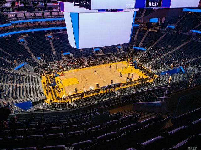 Seating view for Chase Center Section 208