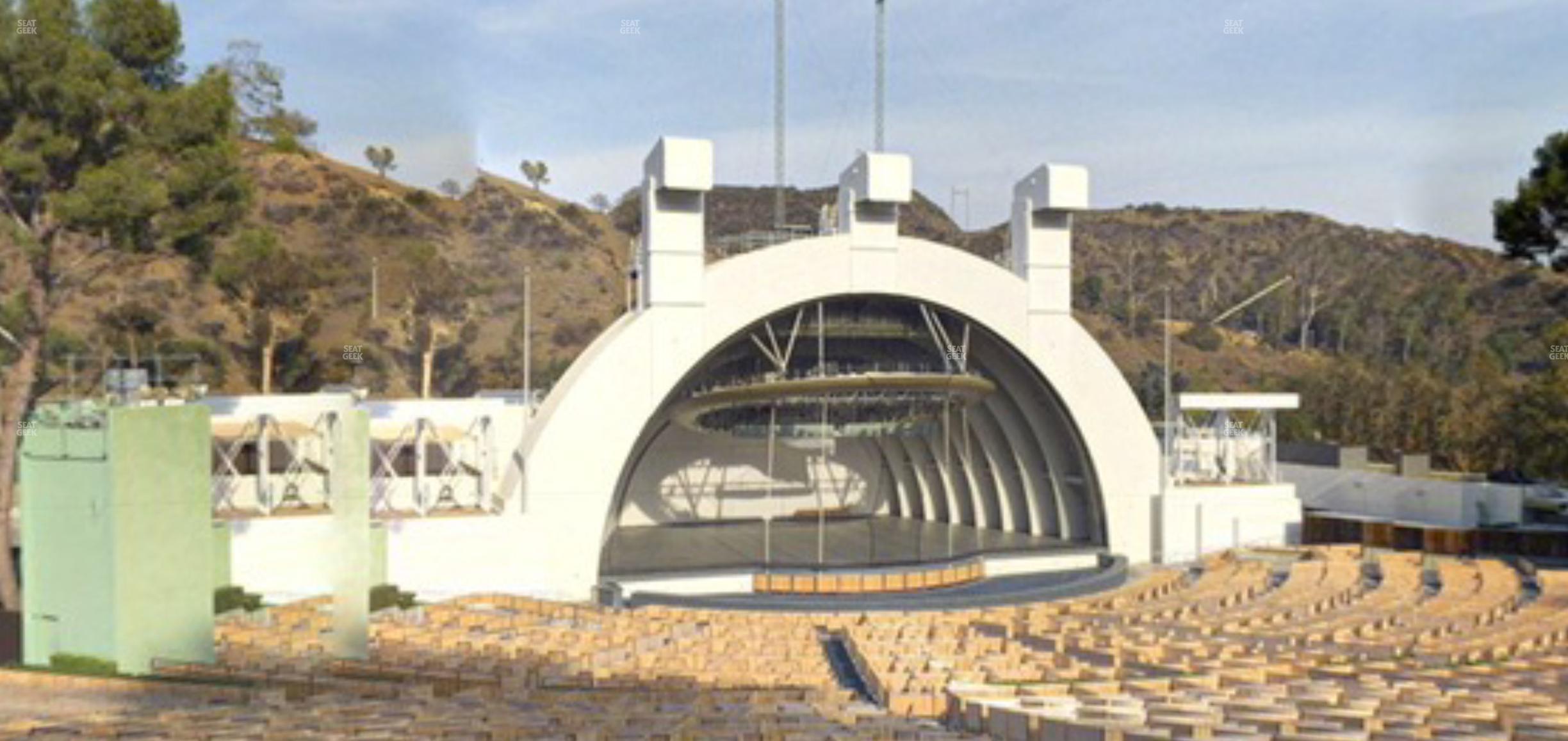 Seating view for Hollywood Bowl Section K 1