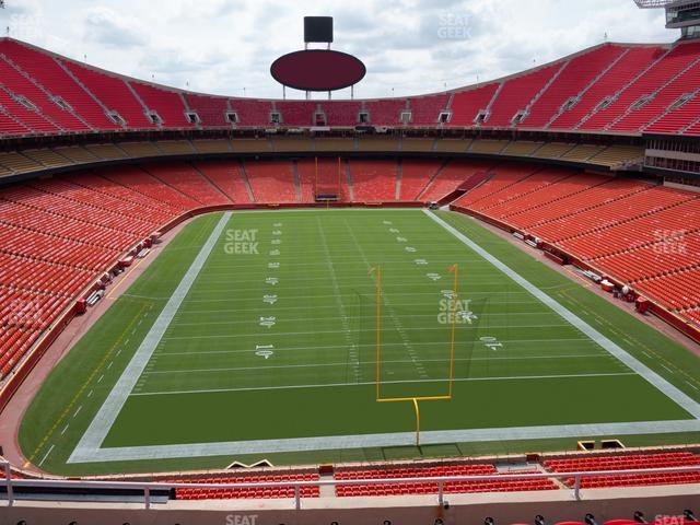 Seating view for GEHA Field at Arrowhead Stadium Section 336