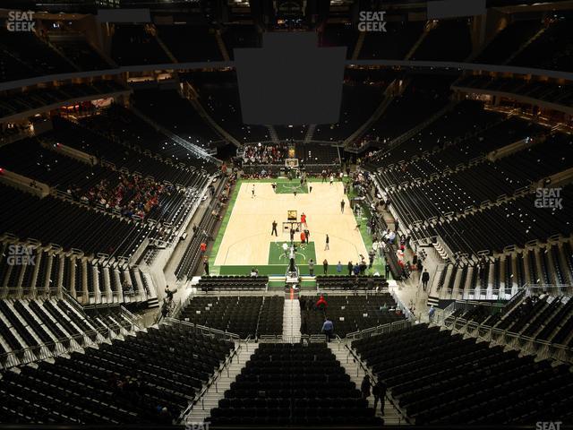 Seating view for Fiserv Forum Section 201