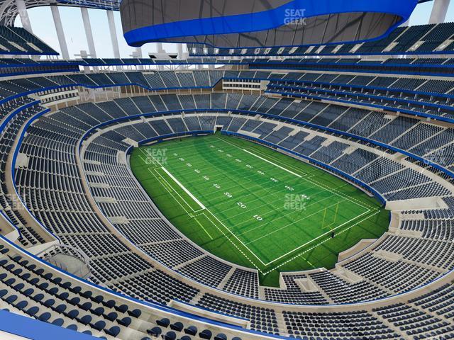 Seating view for SoFi Stadium Section 424