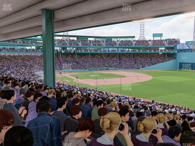 Seating view for Fenway Park Section Grandstand 8