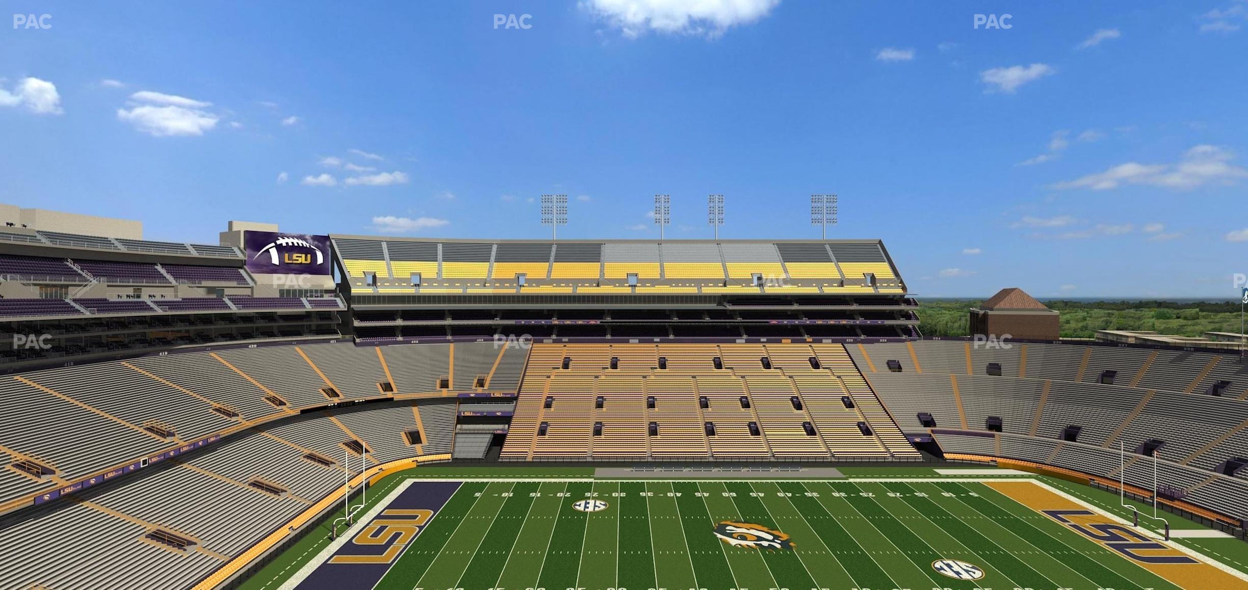 Seating view for Tiger Stadium Section 537