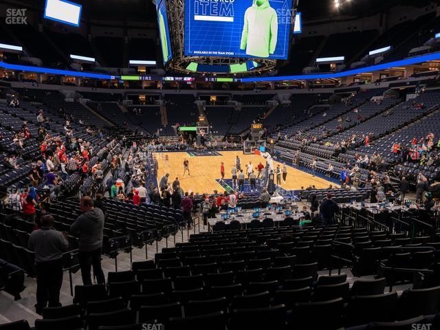 Seating view for Target Center Section 122