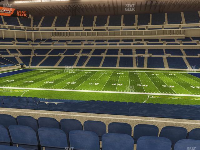 Seating view for Lucas Oil Stadium Section 212