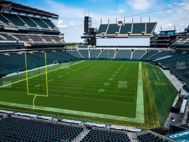 Seating view for Lincoln Financial Field Section M 13