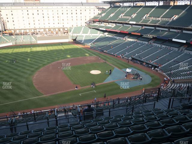 Seating view for Oriole Park at Camden Yards Section 354