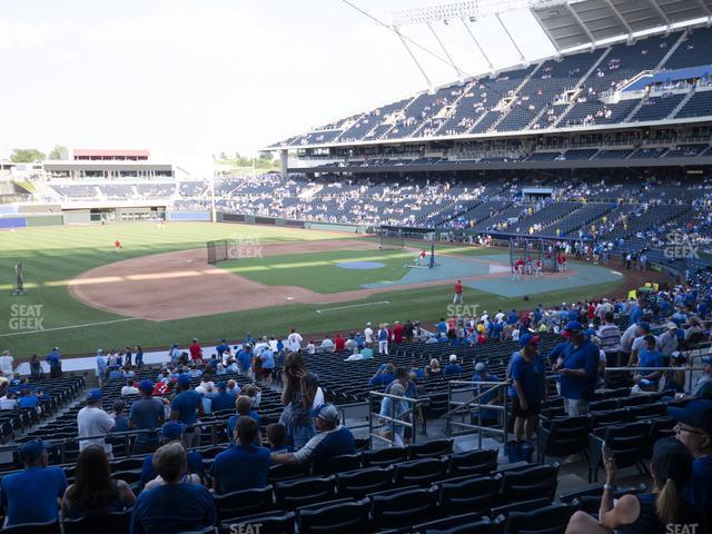 Seating view for Kauffman Stadium Section 217