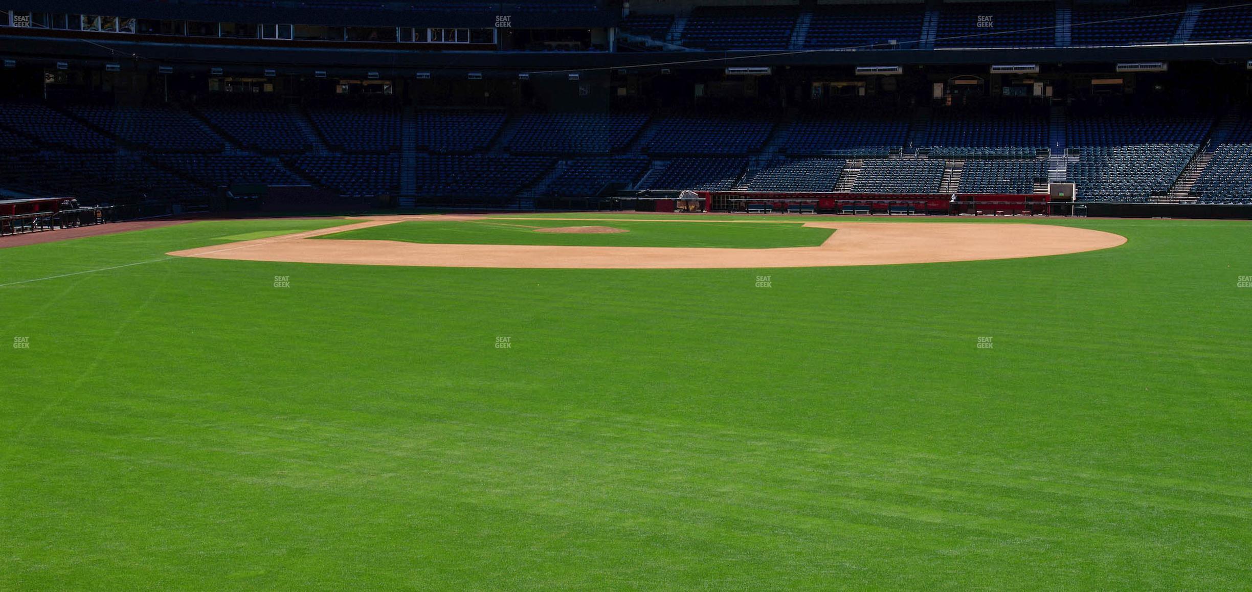 Seating view for Chase Field Section 103