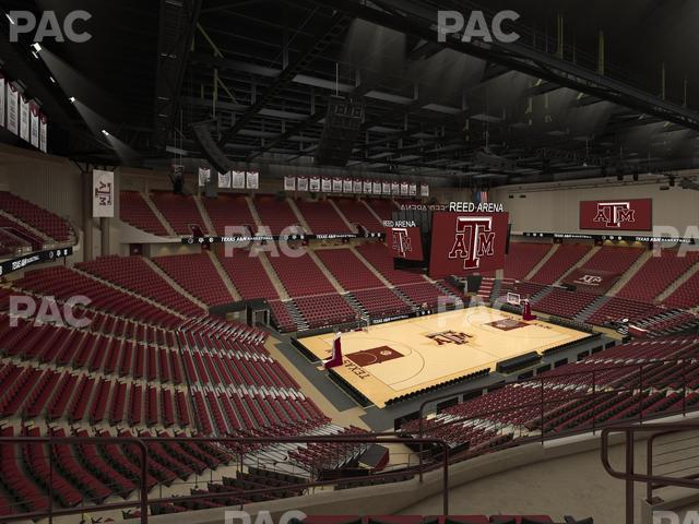 Seating view for Reed Arena Section 209