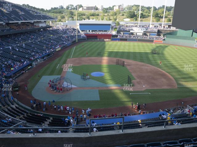 Seating view for Kauffman Stadium Section 427 R