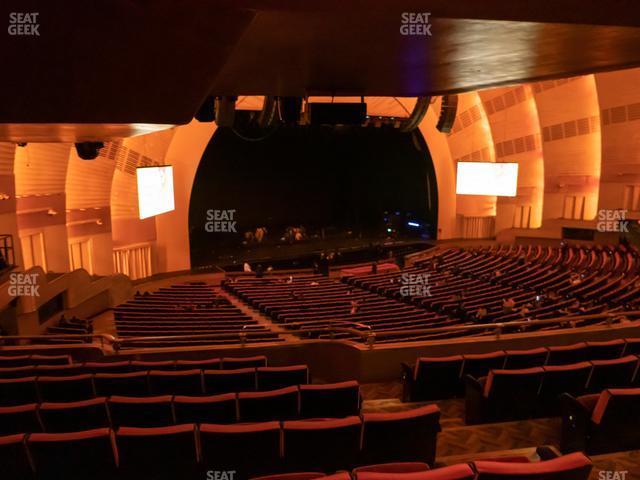 Seating view for Radio City Music Hall Section First Mezzanine 7