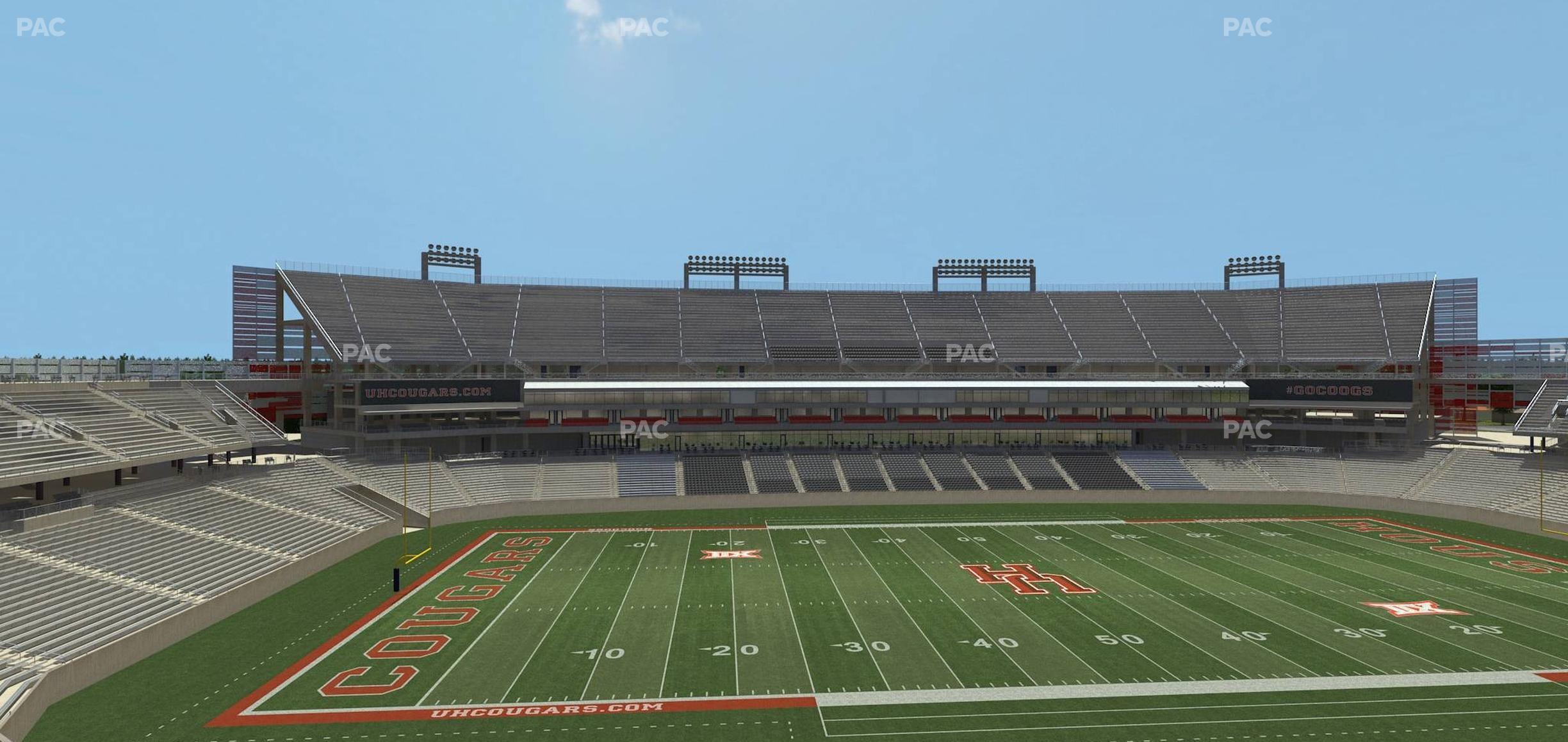 Seating view for TDECU Stadium Section 231